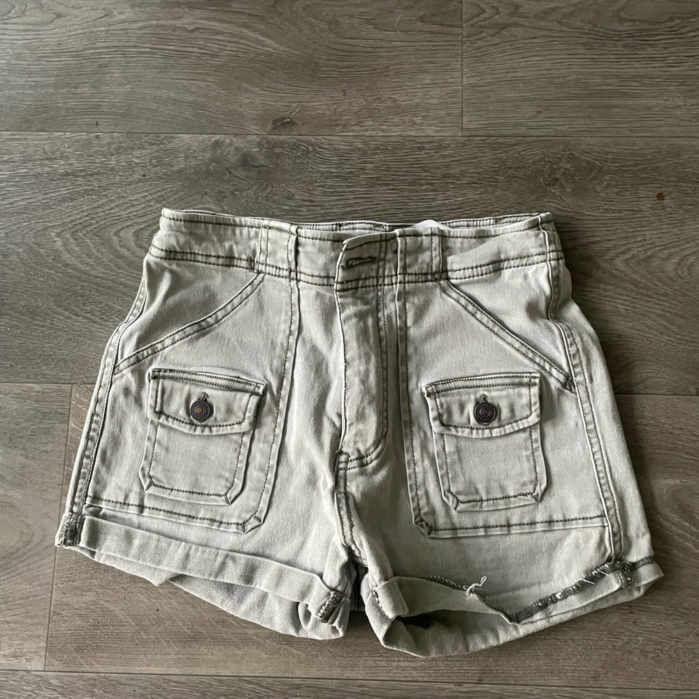 Sage Green Cargo Women's Shorts